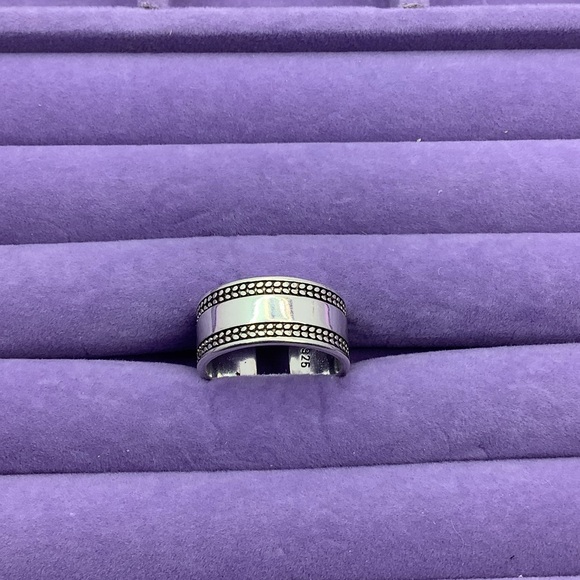 2/$49🍭Sterling silver signed Open Back Ring size 7.5 - Picture 4 of 6